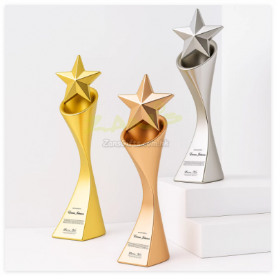 金屬星星獎杯