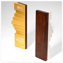 步步高升梯形金屬獎杯