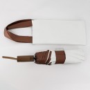 手提式撞色彩胶自动伞