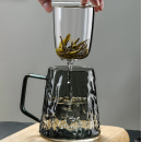 玻璃茶水分離泡茶杯
