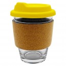 Carlo Glass Coffee Cup - Cork Band