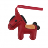 PU Leather Pony Pendant