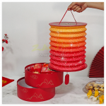 Hand-Held Lantern Round Gift Box