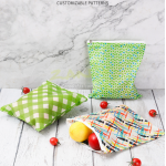 Beeswax food wrap with zipper