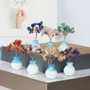 Mini歐式花瓶田園樹脂水晶裝飾品