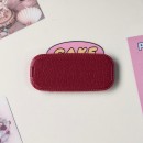 仿皮紋手機支架折疊鏡