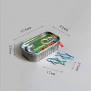创意沙丁鱼罐头回形针