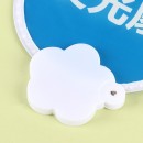 Luminous foldable advertising fan