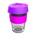 Silicone Glass Coffee Cup