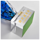 琉璃鯨魚水晶獎座