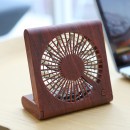 Wood Grain Mini Fan