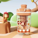 Tritan Cute straw water cup