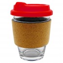 Carlo Glass Coffee Cup - Cork Band