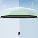 Three-fold fully automatic ultra-light umbrella
