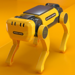 Solar - powered electric robotic dog