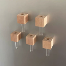 Magnetic refrigerator magnet hydroponic small vase