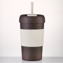Degradable coffee grounds material coffee cup