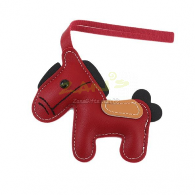 PU Leather Pony Pendant