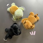 卡皮巴拉毛绒玩偶冰箱贴