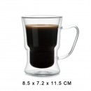 250ML Double Glass Mug