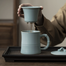 陶瓷可過濾泡茶杯